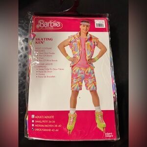 Adult men’s size Large Barbie Skating Ken Outfit NEW